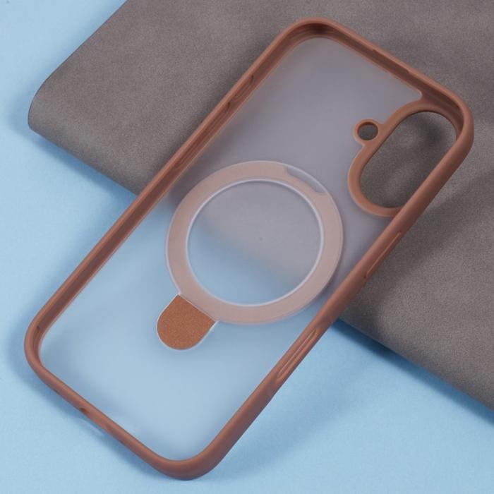 X-Level - X-LEVEL PITHY STONE II iPhone 16 Skal Magnetiskt Titanium Gold