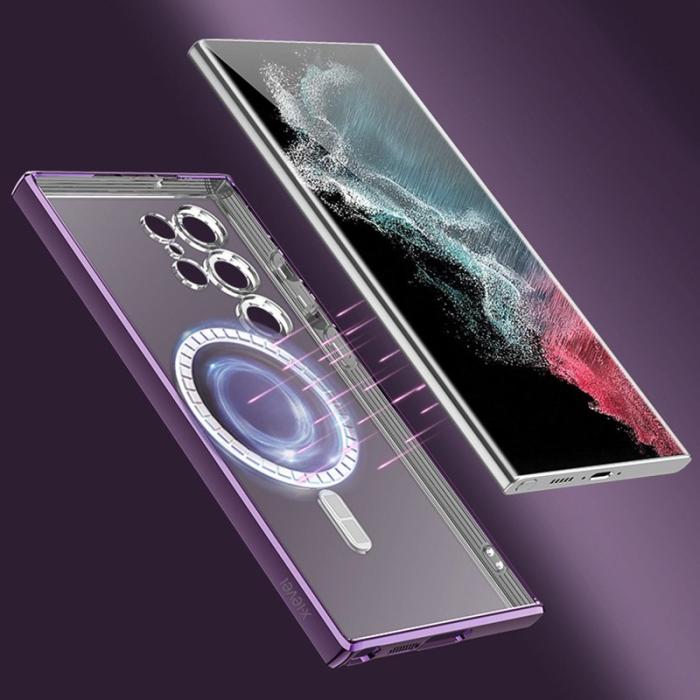 X-Level - X-LEVEL Samsung Galaxy S23 Ultra Skal MagSafe Transparent Svart