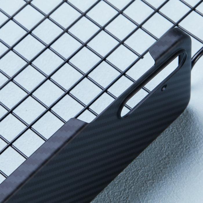 X-Level - X-LEVEL Samsung Galaxy S24+ Skal Kolfiber Magnetisk Svart