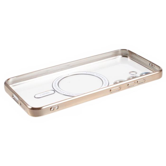 X-Level - X-LEVEL Samsung Galaxy S24+ Skal Magnetisk Guld Full Lens Skydd