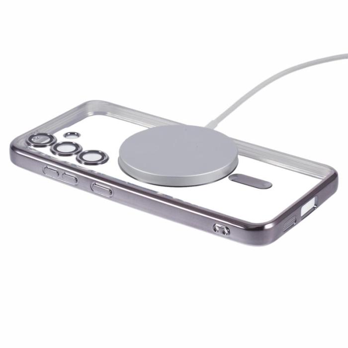 X-Level - X-LEVEL Samsung Galaxy S24 Skal Magnetiskt Klart Fodral Svart