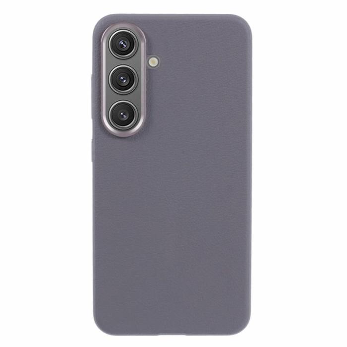 X-Level - X-LEVEL Samsung Galaxy S24+ Skal Slim PU Läder + Hård PC Grå