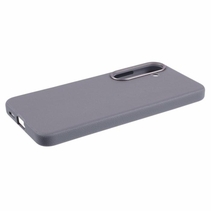 X-Level - X-LEVEL Samsung Galaxy S24+ Skal Slim PU Läder + Hård PC Grå