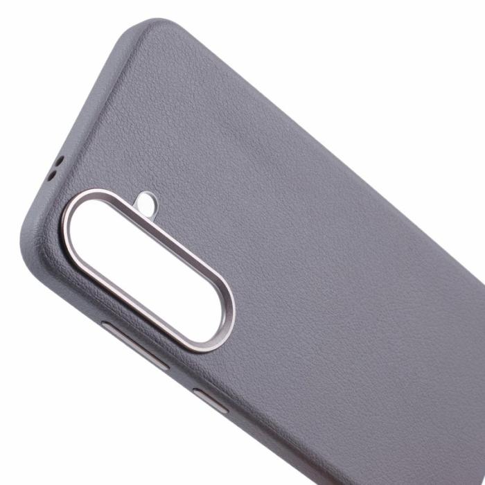 X-Level - X-LEVEL Samsung Galaxy S24+ Skal Slim PU Läder + Hård PC Grå