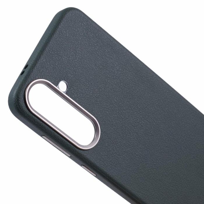 X-Level - X-LEVEL Samsung Galaxy S24+ Skal Slim PU Läder + Hård PC Grön