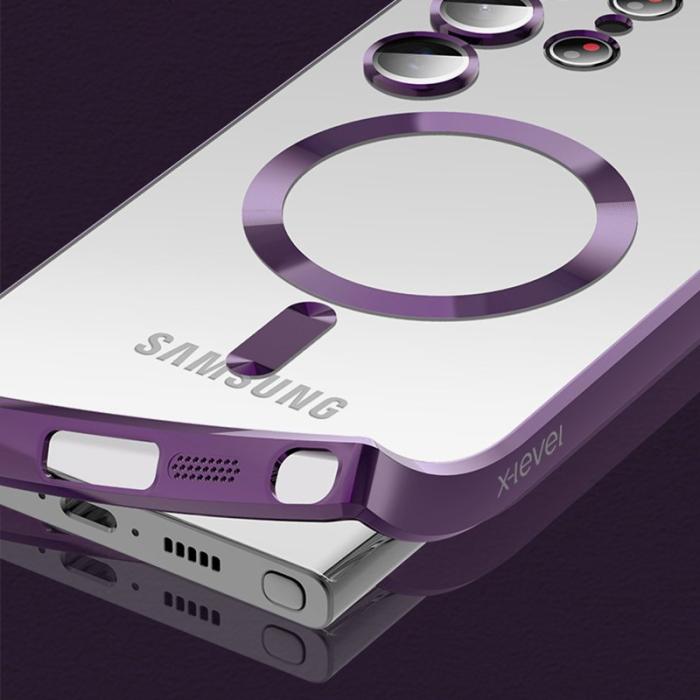 X-Level - X-LEVEL Samsung Galaxy S24 Ultra Skal Magnetiskt Svart