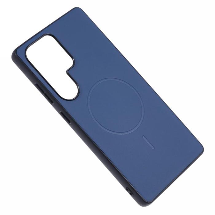 X-Level - X-LEVEL Samsung Galaxy S24 Ultra Skal MagSafe PC TPU PU Blå