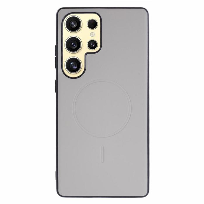 X-Level - X-LEVEL Samsung Galaxy S24 Ultra Skal MagSafe PC TPU PU Grå