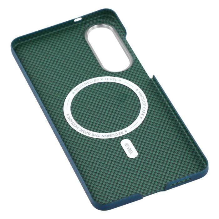 X-Level - X-LEVEL Samsung Galaxy S25 Edge Skal MagSafe Kolfiber Blå