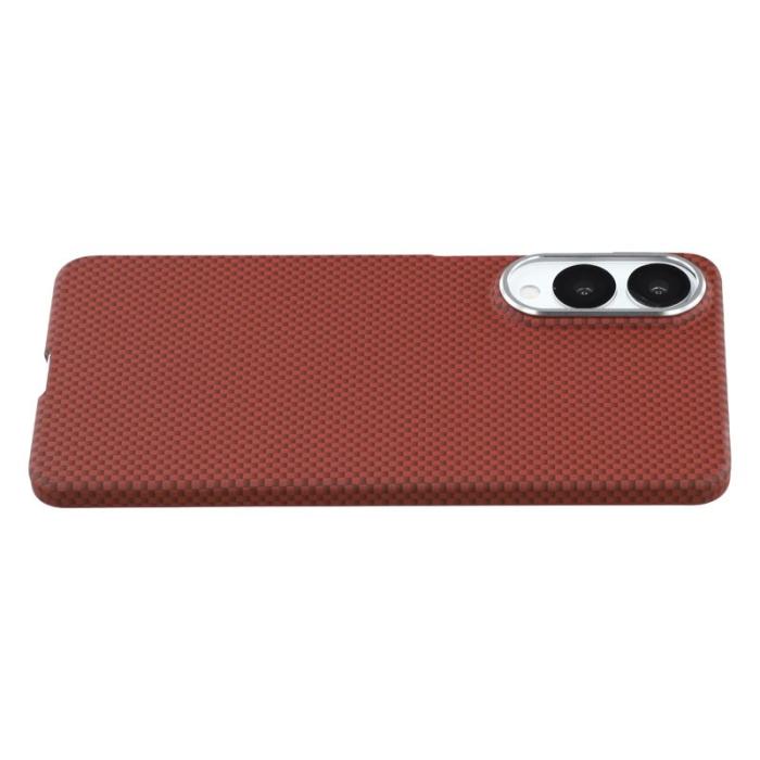 X-Level - X-LEVEL Samsung Galaxy S25 Edge Skal MagSafe Kolfiber Röd