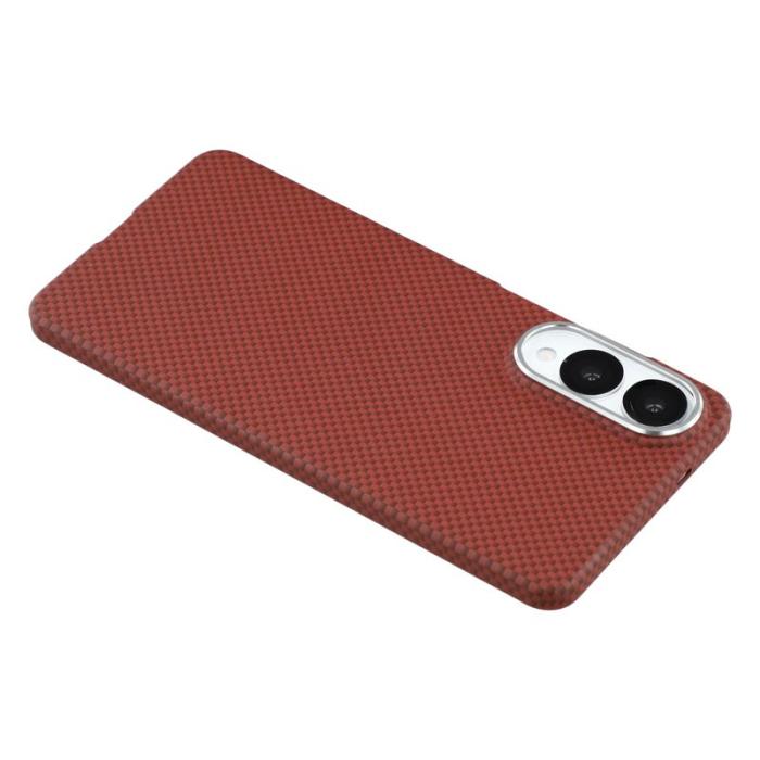 X-Level - X-LEVEL Samsung Galaxy S25 Edge Skal MagSafe Kolfiber Röd