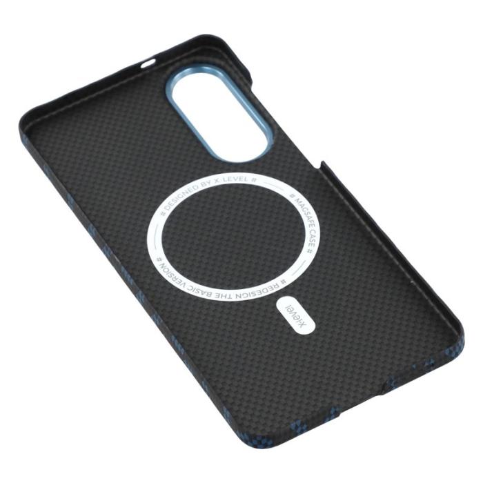 X-Level - X-LEVEL Samsung Galaxy S25 Edge Skal MagSafe PC Metall Blå