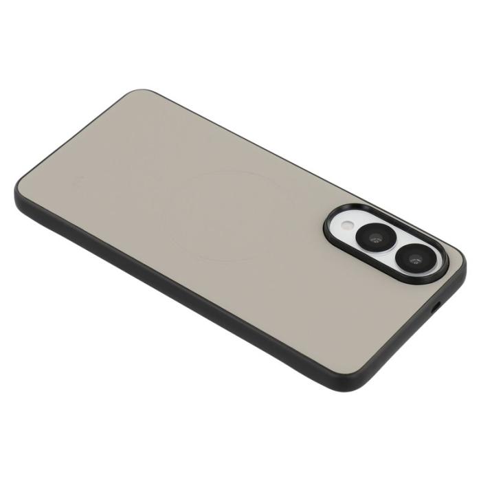 X-Level - X-LEVEL Samsung Galaxy S25 Edge Skal MagSafe PC TPU PU Grå