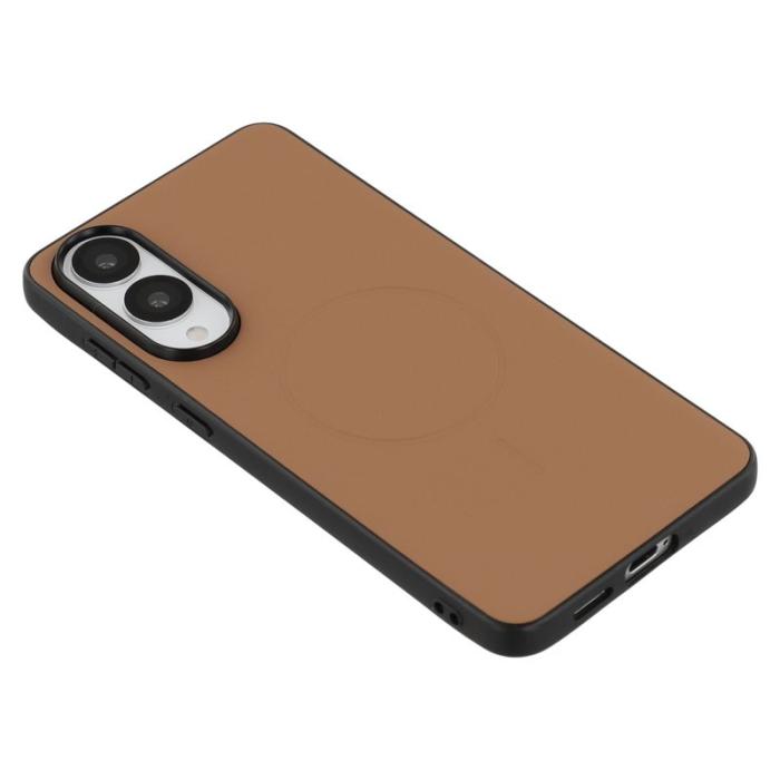 X-Level - X-LEVEL Samsung Galaxy S25 Edge Skal MagSafe PC+TPU Desert Gold