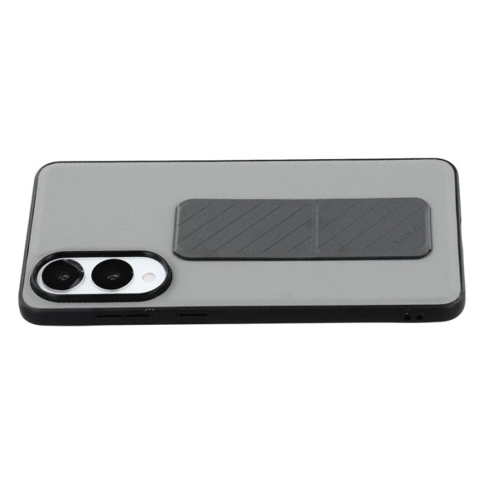 X-Level - X-LEVEL Samsung Galaxy S25 Edge Skal med Kickstand - Grå