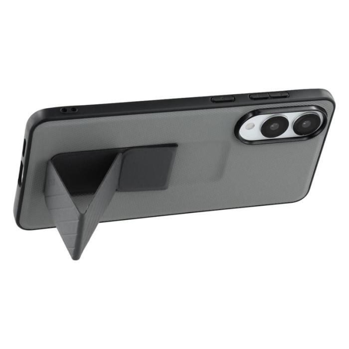 X-Level - X-LEVEL Samsung Galaxy S25 Edge Skal med Kickstand - Grå