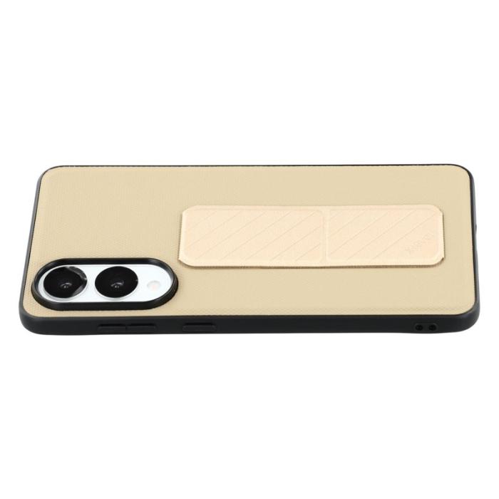 X-Level - X-LEVEL Samsung Galaxy S25 Edge Skal med Kickstand - Guld