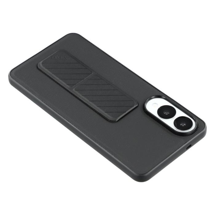 X-Level - X-LEVEL Samsung Galaxy S25 Edge Skal med Ställ - Svart