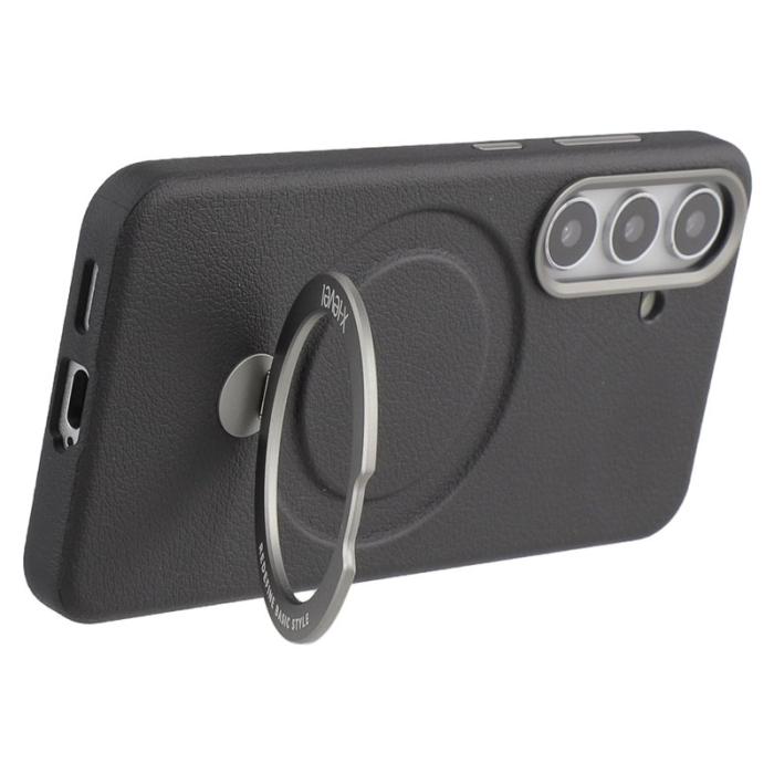 X-Level - X-LEVEL Samsung Galaxy S25+ Magnetiskt Fodral Kickstand Svart