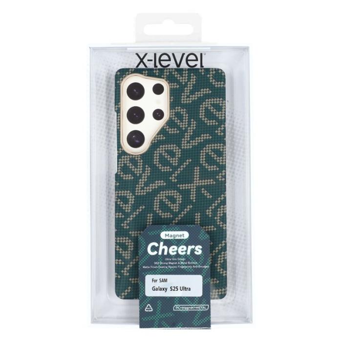 X-Level - X-LEVEL Samsung Galaxy S25 Ultra Skal MagSafe Grön