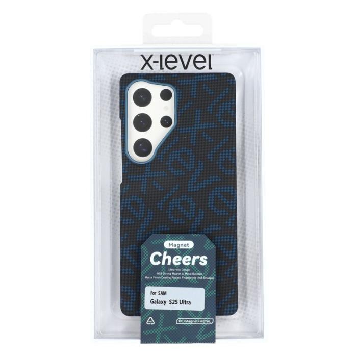 X-Level - X-LEVEL Samsung Galaxy S25 Ultra Skal MagSafe PC Blå