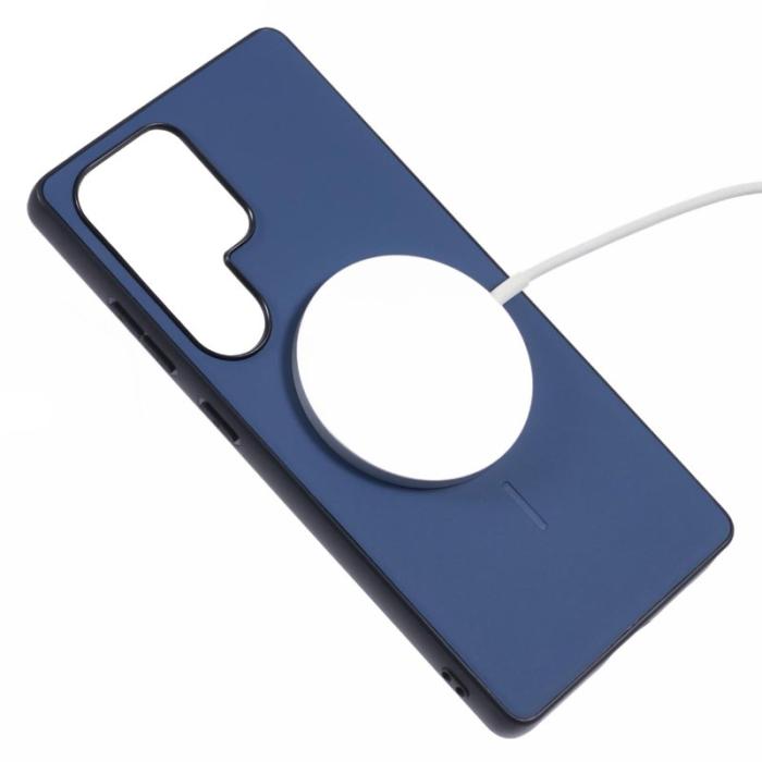 X-Level - X-LEVEL Samsung Galaxy S25 Ultra Skal MagSafe PC TPU PU Blå