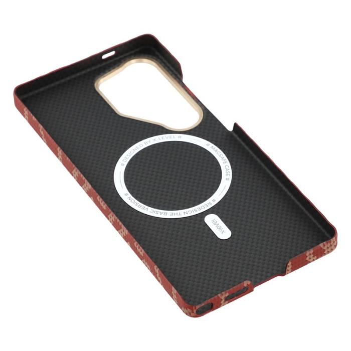 X-Level - X-LEVEL Samsung Galaxy S25 Ultra Skal MagSafe Röd