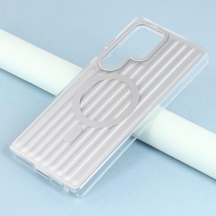 X-Level - X-LEVEL Samsung Galaxy S25 Ultra Skal MagSafe Silver