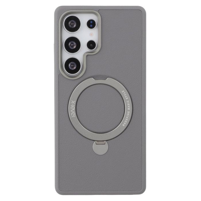 X-Level - X-LEVEL Samsung Galaxy S25 Ultra Skal med Kickstand - Grå