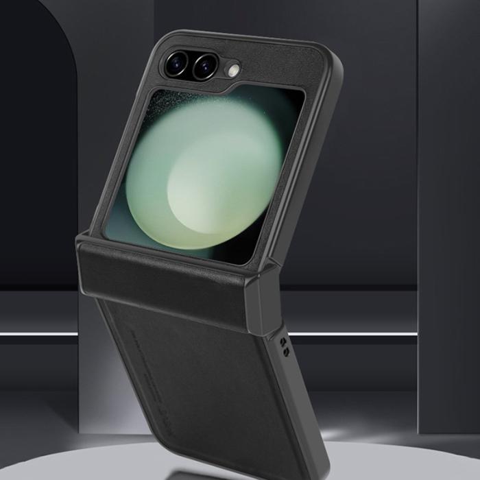 X-Level - X-LEVEL Samsung Galaxy Z Flip5 Fodral PU Läder TPU - Lila