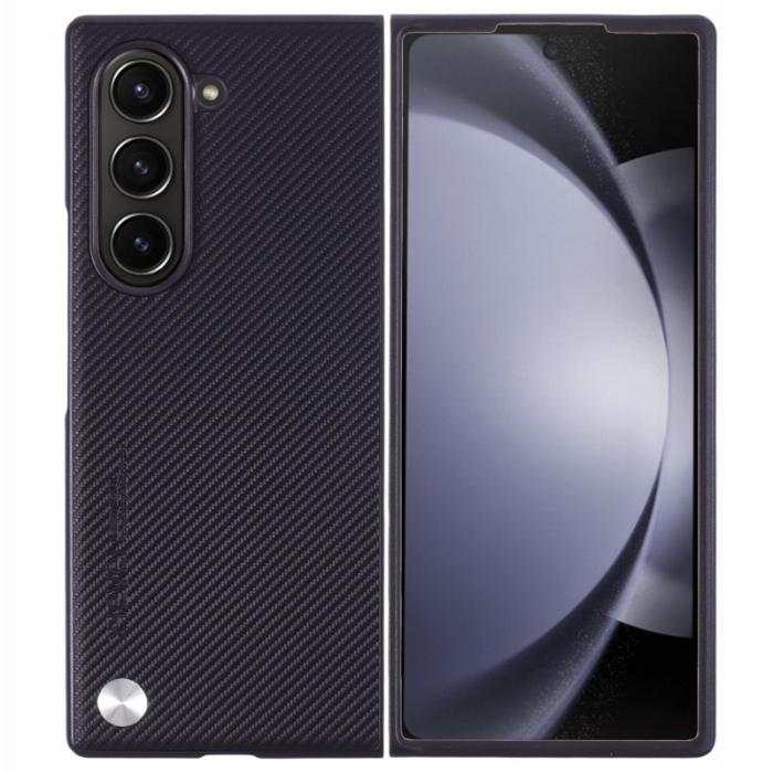 X-Level - X-LEVEL Samsung Galaxy Z Fold6 Fodral i Kolfiber Svart