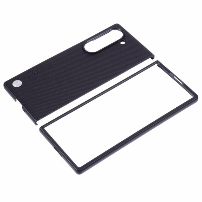 X-Level - X-LEVEL Samsung Galaxy Z Fold6 Fodral i Kolfiber Svart