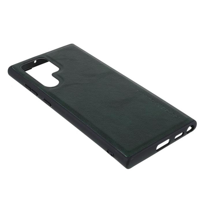 X-Level - X-LEVEL Vintage Style Skal för Samsung Galaxy S22 Ultra 5G - Grön