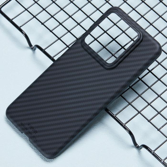 X-Level - X-LEVEL Xiaomi 14 Pro Skal Kolfiber Textur Slim Svart