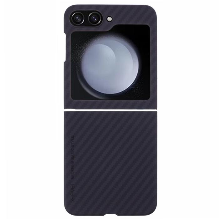 X-Level - X-LEVEL Z Flip7 FE 5G Mobilskal Carbon Fiber Svart