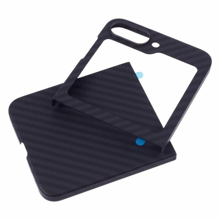 X-Level - X-LEVEL Z Flip7 FE 5G Mobilskal Carbon Fiber Svart