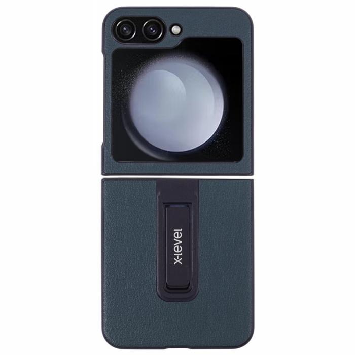 X-Level - X-LEVEL Z Flip7 FE 5G Mobilskal med Kickstand - Grön
