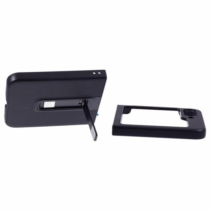 X-Level - X-LEVEL Z Flip7 FE 5G Mobilskal med Ställ - Svart