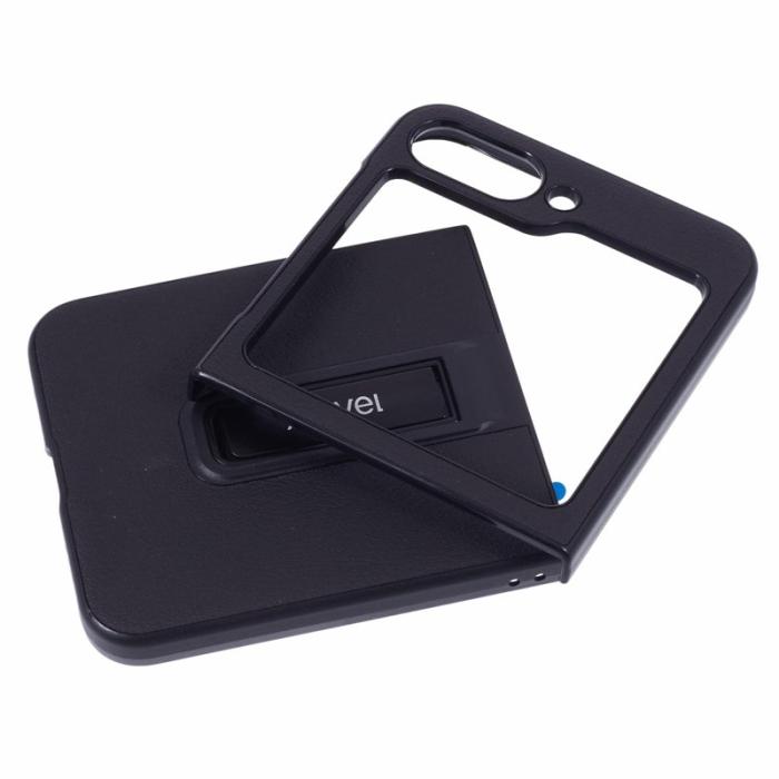 X-Level - X-LEVEL Z Flip7 FE 5G Mobilskal med Ställ - Svart