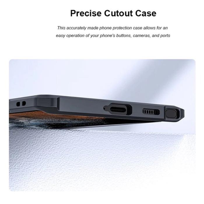 XUNDD - XUNDD Anti-fall Fodral för Samsung Galaxy S23 Ultra - Svart