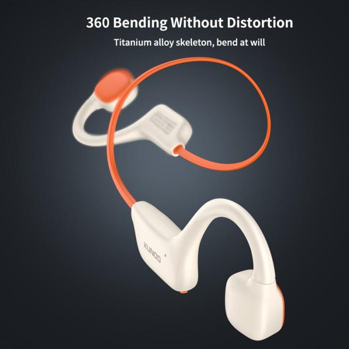 XUNDD - XUNDD B002 Bone Conduction Hörlurar Bluetooth Orange
