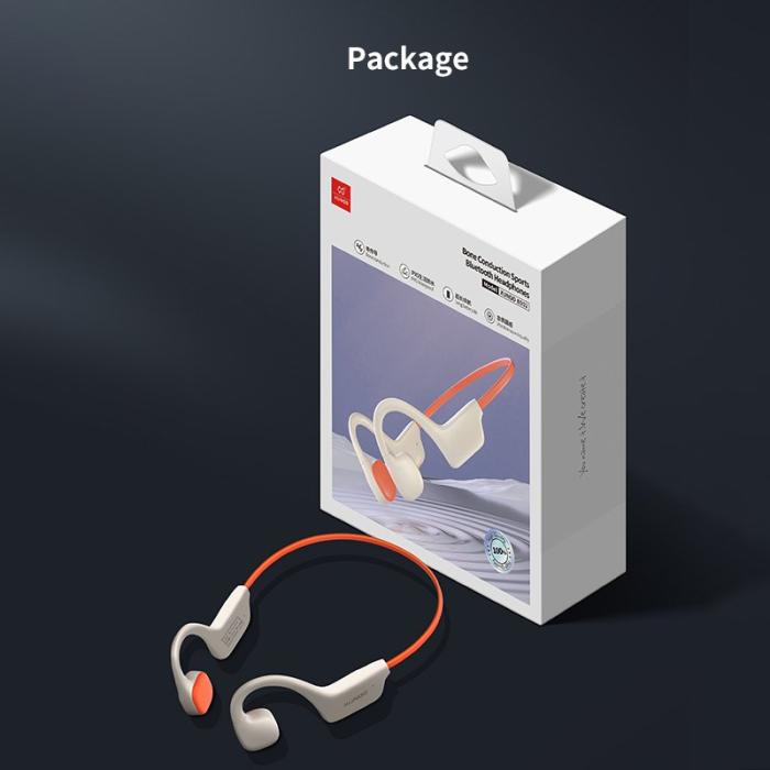 XUNDD - XUNDD B002 Bone Conduction Hörlurar Bluetooth Orange