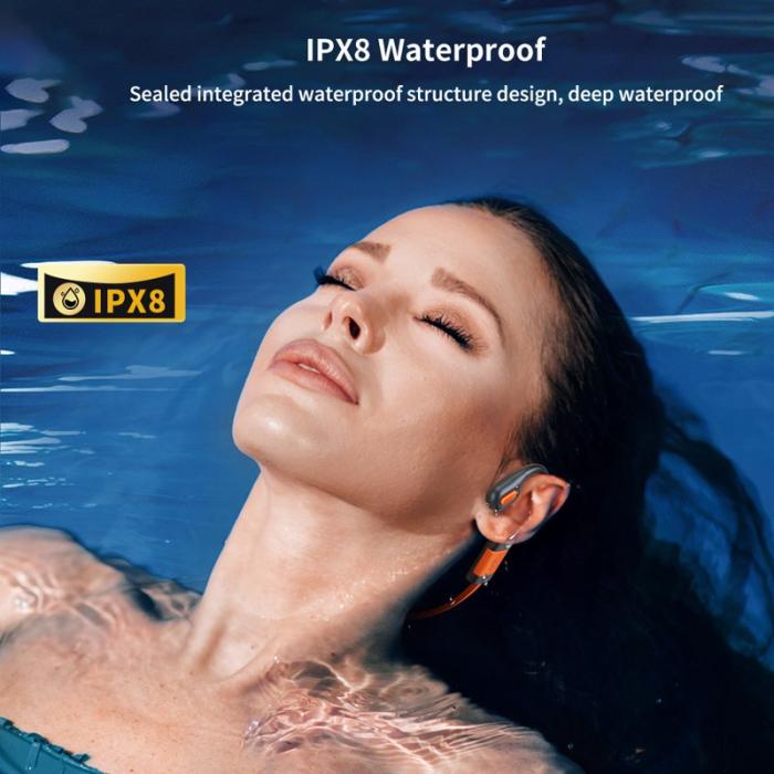 XUNDD - XUNDD B003 Bone Conduction Headset Fodral Svart IPX8 Waterproof