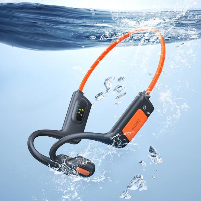 XUNDD - XUNDD B003 Bone Conduction Hörlurar för Simning Orange