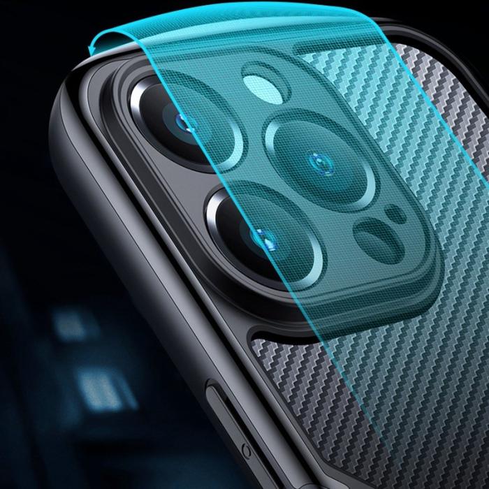 XUNDD - XUNDD Carbon Fiber Skal för iPhone 13 Pro 6.1 tum - Svart