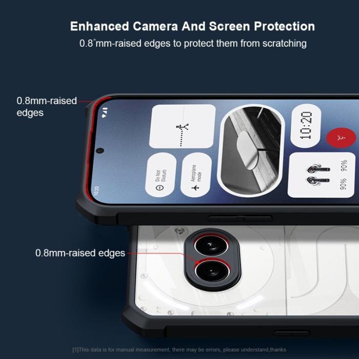 XUNDD - XUNDD For Nothing Phone (2a) Skal TPU+Acrylic Stöttålig Svart