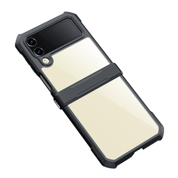 XUNDD - XUNDD Galaxy Z Flip3 5G Skal Akryl + TPU Stötabsorberande Svart