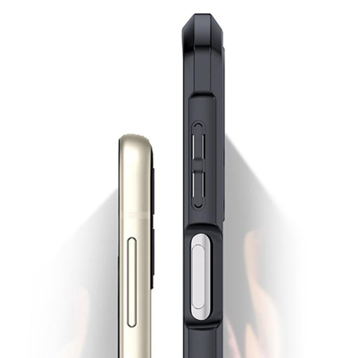 XUNDD - XUNDD Galaxy Z Flip3 5G Skal Akryl + TPU Stötabsorberande Svart