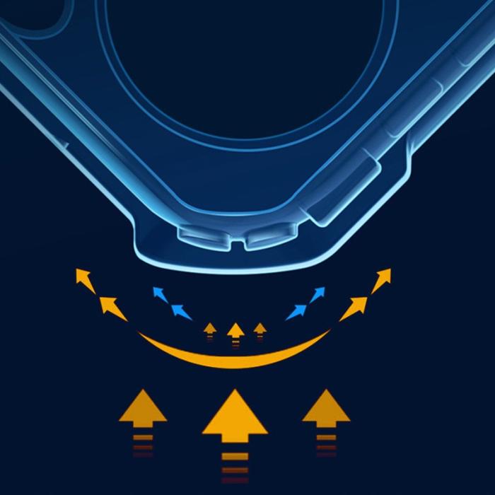 XUNDD - XUNDD Galaxy Z Flip3 5G Skal Akryl + TPU Stötabsorberande Svart