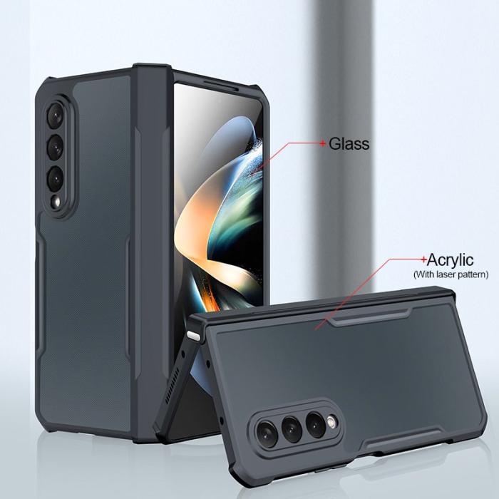 XUNDD - XUNDD Galaxy Z Fold4 5G Skal Slim Clear Transparent - Klar